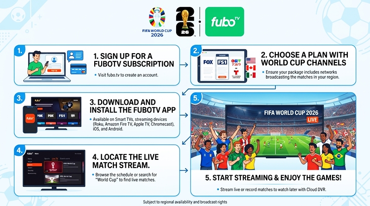How to Watch FIFA World Cup 2026 Live Stream FuboTV