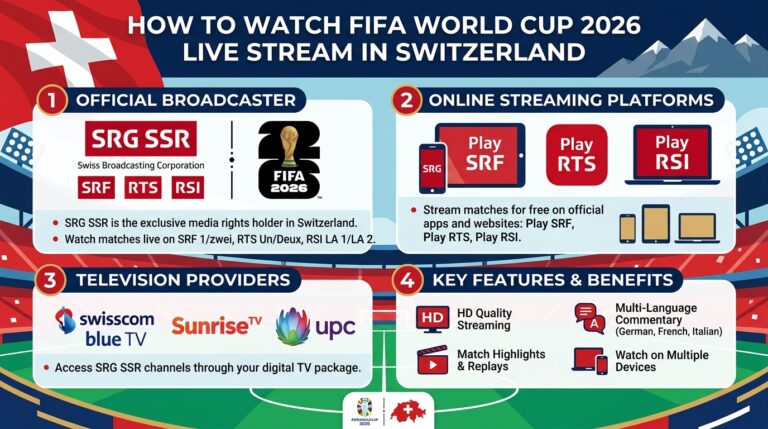 How to Watch FIFA World Cup 2026 Live Stream in Switzerland