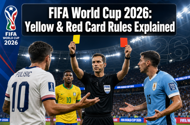 FIFA World Cup 2026 Yellow & Red Card Rules Suspensions Explained