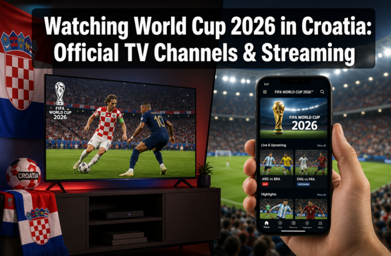 FIFA World Cup 2026 in Croatia: Official TV Channels & Streaming