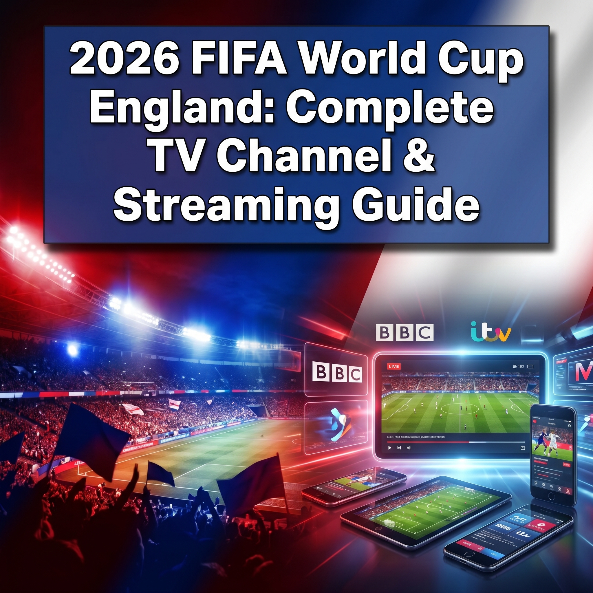 2026 FIFA World Cup England: Complete TV Channel & Streaming Guide