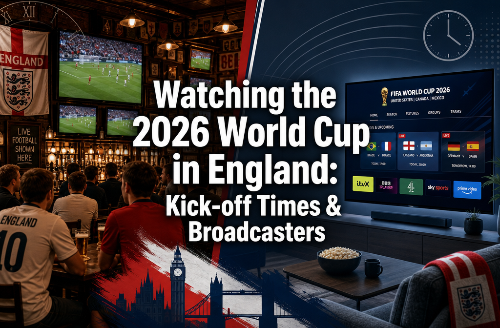 How to Watch 2026 World Cup in England: Kick-off Times & Broadcasters