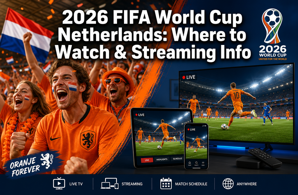 2026 FIFA World Cup Netherlands Streaming Info