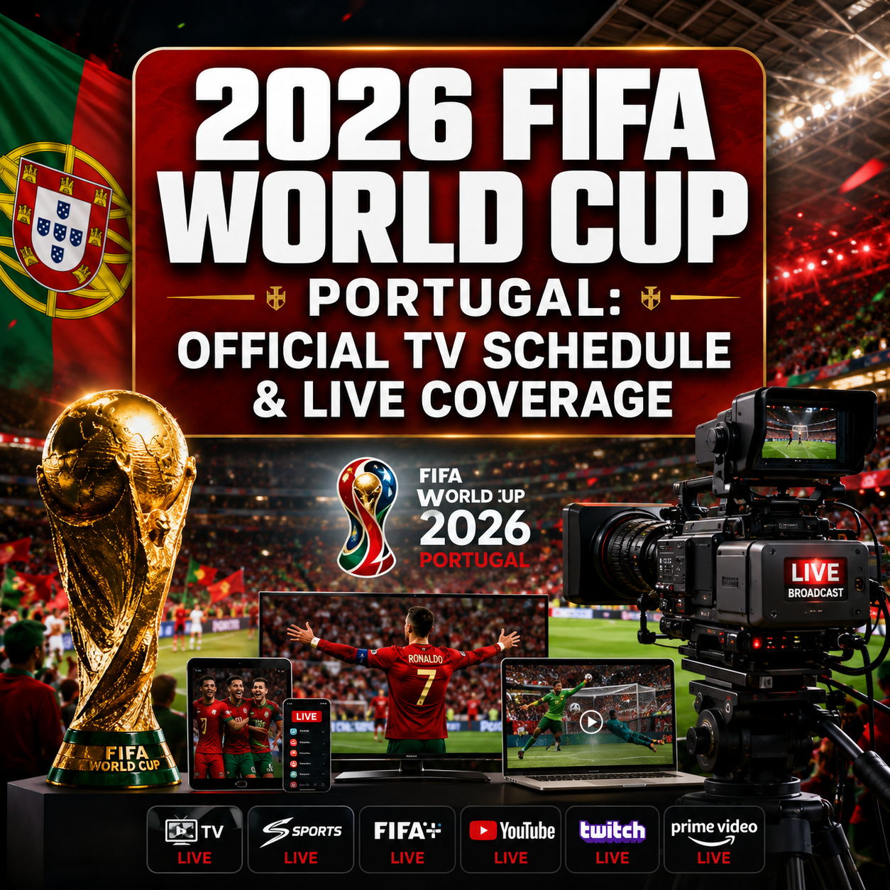 2026 FIFA World Cup Portugal: Official TV Schedule & Live Coverage