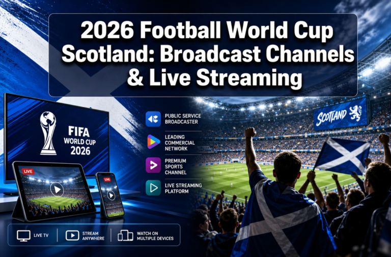 Watch 2026 FIFA World Cup in Scotland