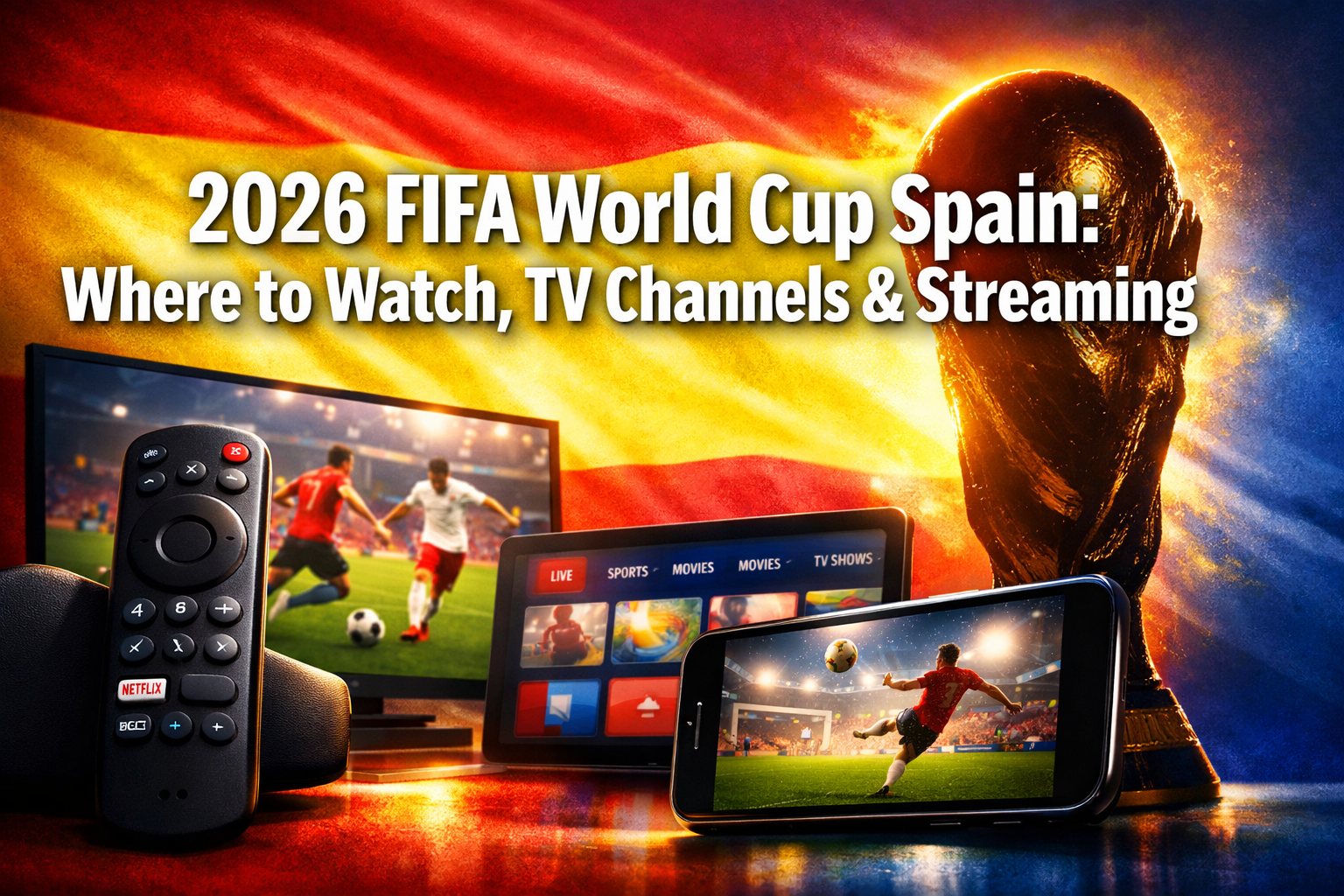 How to Watch 2026 FIFA World Cup in Spain: Where TV Channels & Streaming