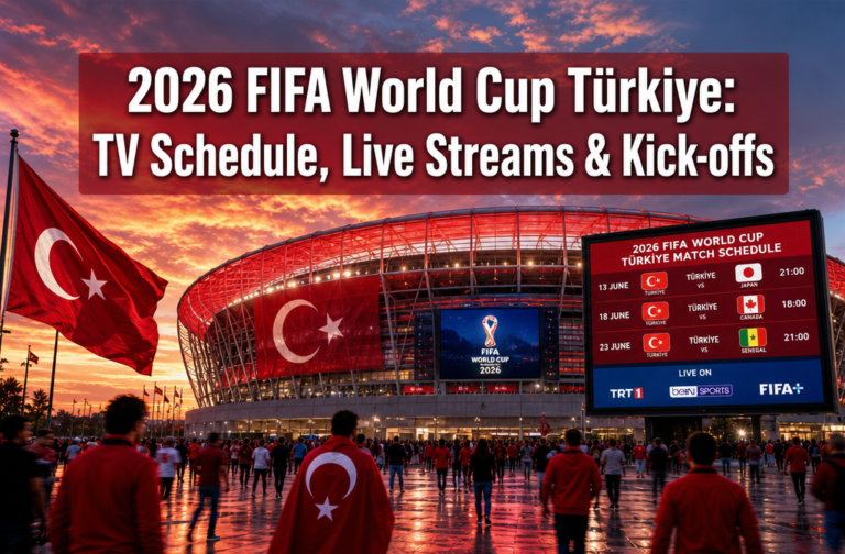 How to Watch 2026 FIFA World Cup in Türkiye: TV Schedule, Live Streams & Kick-offs