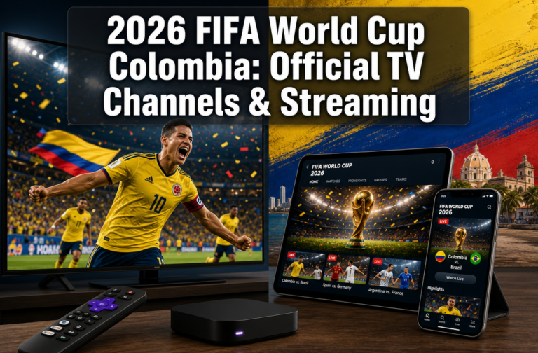 2026 FIFA World Cup Colombia: Official TV Channels & Streaming