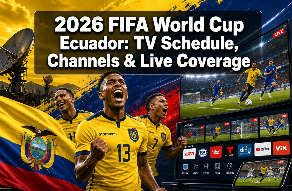 FIFA World Cup 2026 Ecuador: TV Schedule, Channels & Live Coverage