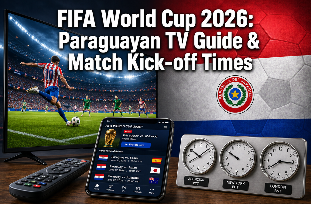FIFA World Cup 2026: Paraguayan TV Guide & Match Kick-off Times