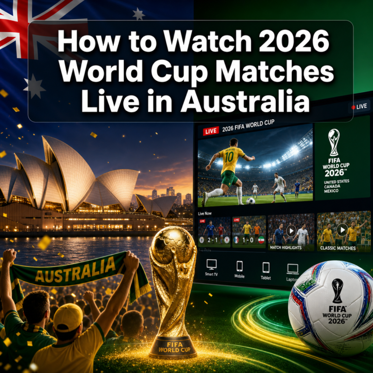 How to Watch 2026 World Cup Matches Live in Australia