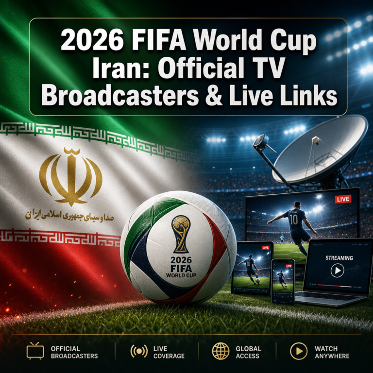 2026 FIFA World Cup Iran: Official TV Broadcasters & Live Links