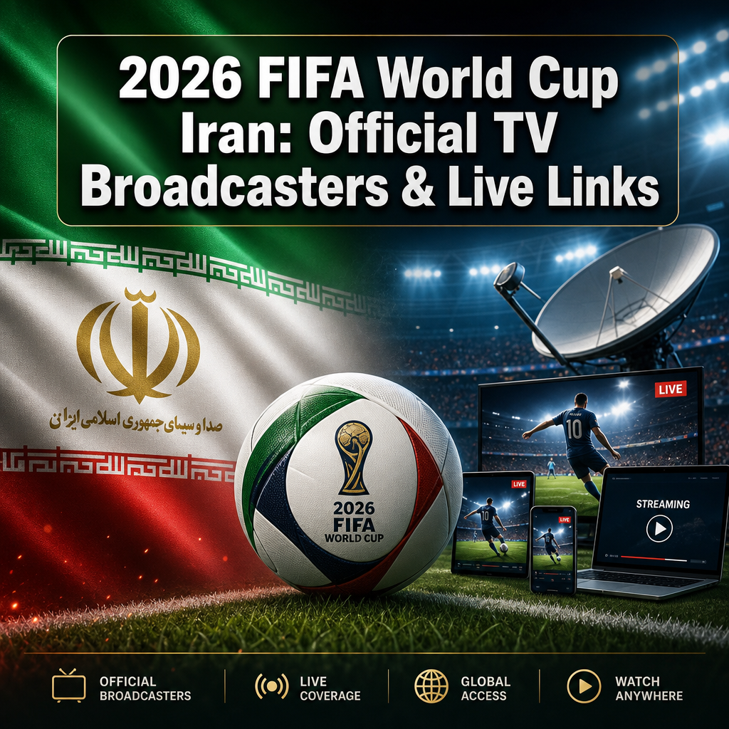 2026 FIFA World Cup Iran: Official TV Broadcasters & Live Links