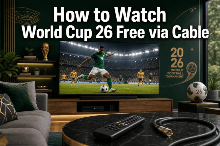 How to Watch World Cup 26 Free via Cable