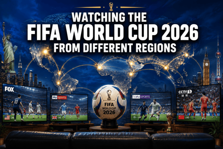 Watching the FIFA World Cup 2026 From Different Regions Free