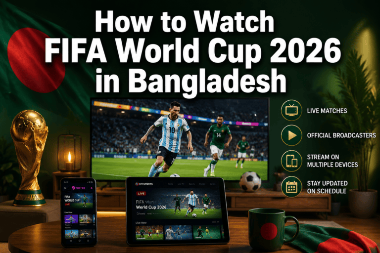 How to Watch FIFA World Cup 2026 in Bangladesh