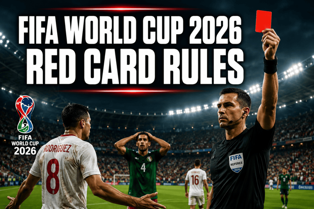 FIFA World Cup 2026 Red Card Rules 2022 Changes Between