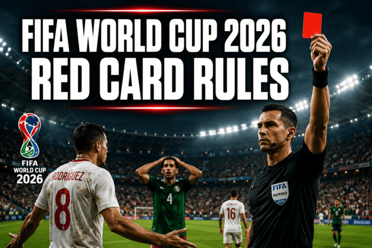 FIFA World Cup 2026 Red Card Rules 2022 Between: Complete Guide to Changes and Suspensions
