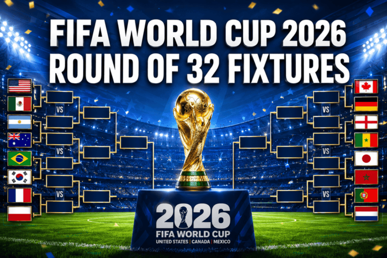 FIFA World Cup 2026 Round of 32 Fixtures: