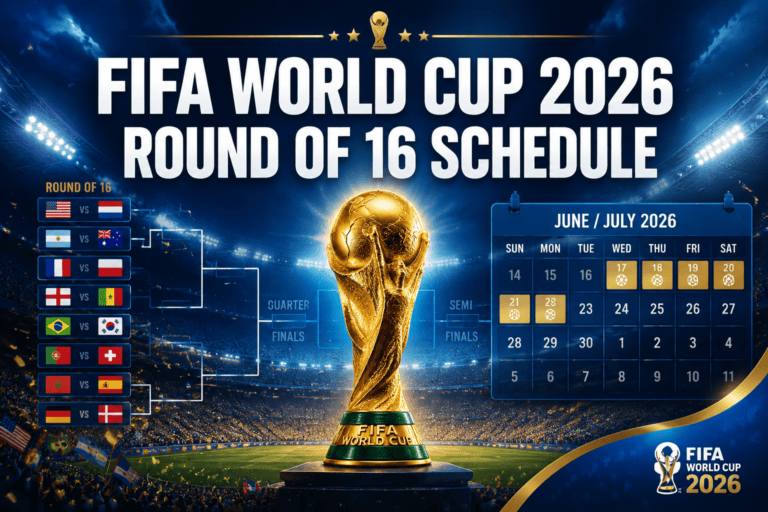 FIFA World Cup 2026 Round of 16 Schedule Start Time