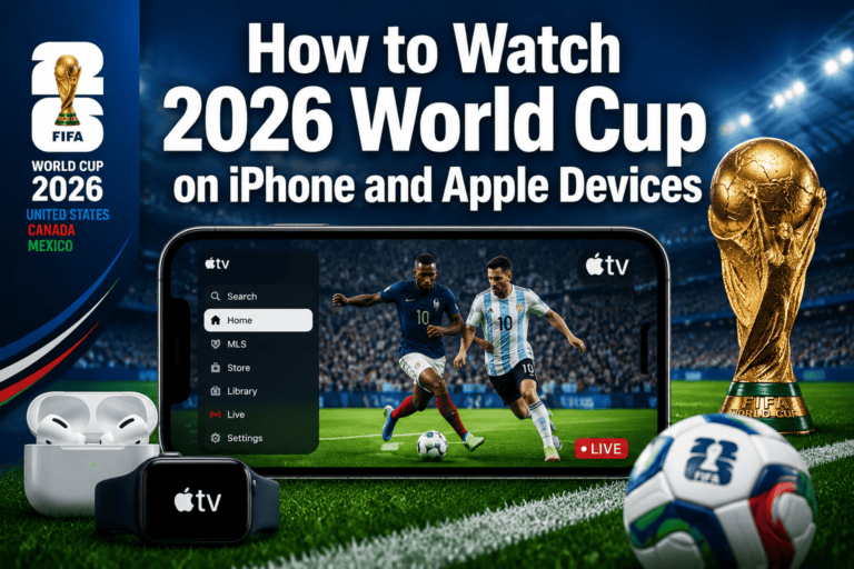 How to Watch 2026 World Cup on iPhone and Apple Devices