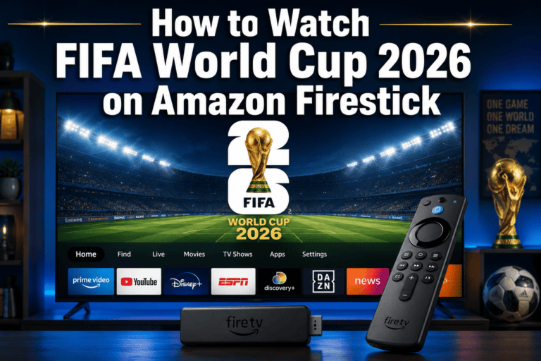 Watch FIFA World Cup 2026 on Amazon Firestick