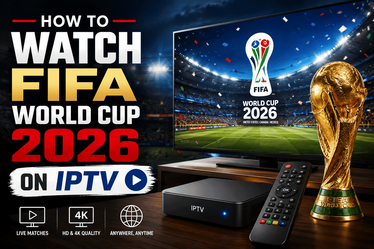 How to Watch FIFA World Cup 2026 on IPTV - Complete Guide