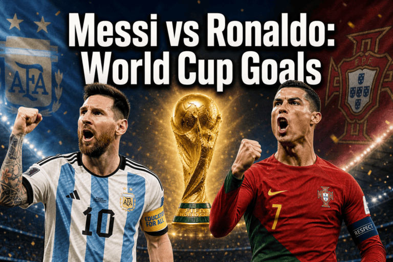 Messi vs Ronaldo World Cup Goals: Who Scored More ?