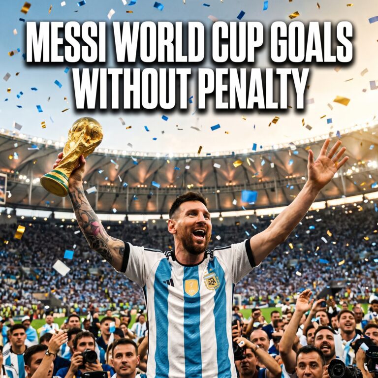 Messi World Cup Goals without penalty: Complete Breakdown and Analysis