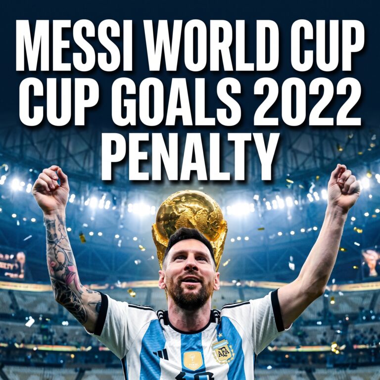 Messi World Cup Goals 2022 Penalty: Complete Breakdown of His Historic Tournament Performance