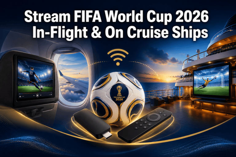 How to Stream FIFA World Cup 2026 In-Flight and On Cruise Ships