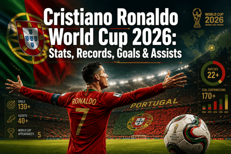 Cristiano Ronaldo World Cup 2026: Stats, Records, Goals & Assists